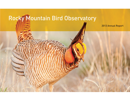 Rocky Mountain Bird Observatory