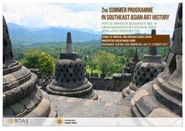 2Nd Summer Programme in Southeast Asian Art History Brochure