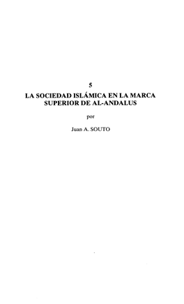 La Sociedad Islámica En La Marca Superior De Al-Andalus