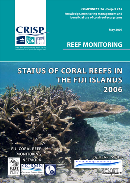 Status of Coral Reefs in the Fiji Islands 2006