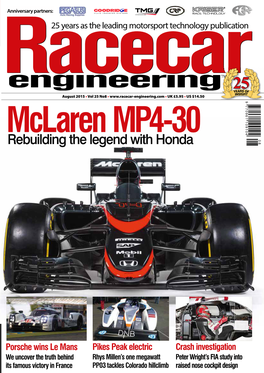 Racecar Engineering Anniversary Partners: 25 Years As the Leading Motorsport Technology Publication