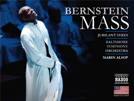 Bernstein Mass Jubilant Sykes Baltimore Symphony Orchestra Marin Alsop