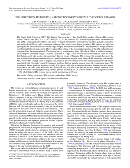 The Green Bank Telescope Hii Region Discovery Survey. Ii. the Source Catalog