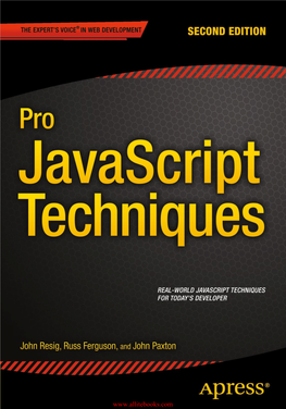 Pro Javascript Techniques, Second Edition