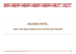 Analyse Des Zones D'activités En Projet