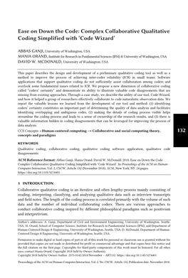Ease on Down the Code: Complex Collaborative Qualitative Coding Simplified with ‘Code Wizard’