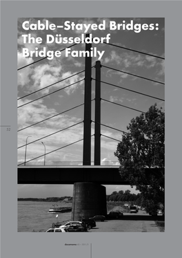 Cable–Stayed Bridges: the Düsseldorf Bridge Family