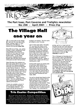 The Village Hall One Year On