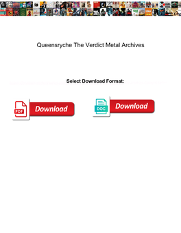 Queensryche the Verdict Metal Archives