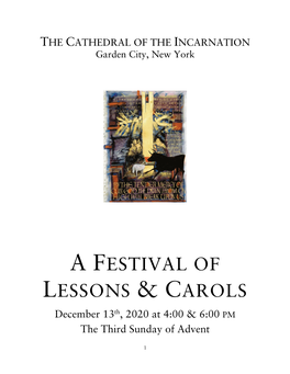 A Festival of Lessons & Carols