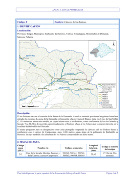 Reserva Fluvial Rio Pedroso Barbadillo