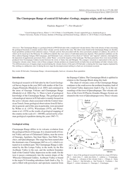 Geology, Magma Origin, and Volcanism