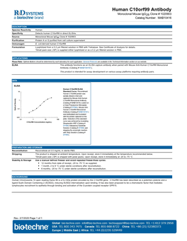 Human C10orf99 Antibody