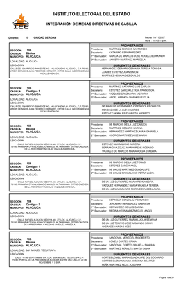 Instituto Electoral Del Estado