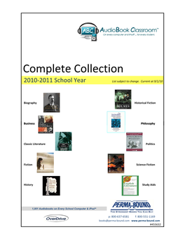 ABC Complete Collection 9-1-10 PB