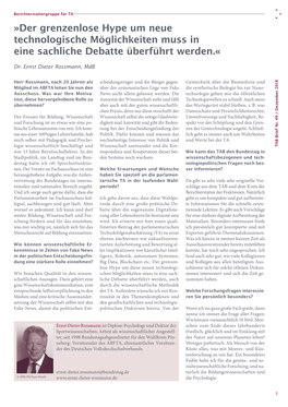 TAB-Brief Nr. 49 / Dezember 49 TAB-Brief 2018 Nr