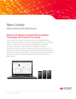 Nemo Outdoor – Hisilicon Balong 5000-Based Devices