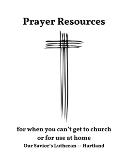 Prayer Resources