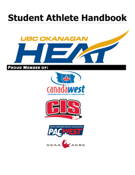 UBC Okanagan Heat Student Athlete Handbook