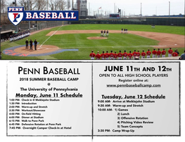 Penn Baseball Camps