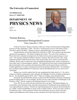 Physics Newsletter 2003.Pdf