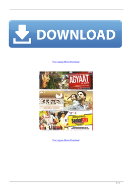 Free Agyaat Movie Download