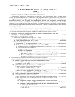 Flora of China 22: 206–211. 2006. 52. ACHNATHERUM P. Beauvois, Ess