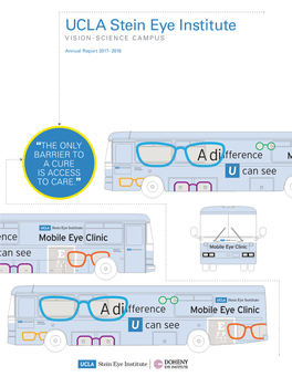 UCLA Stein Eye Institute Annual Report 2017-2018