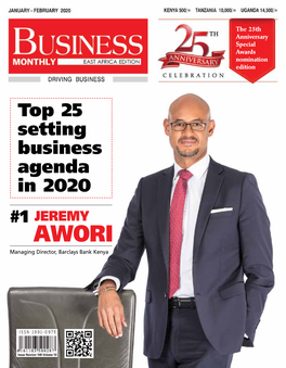 Top 25 Setting Business Agenda in 2020 #1