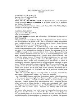 NSW 1820-1829 SYDNEY GAZETTE, 09/06/1825 Supreme Court of New