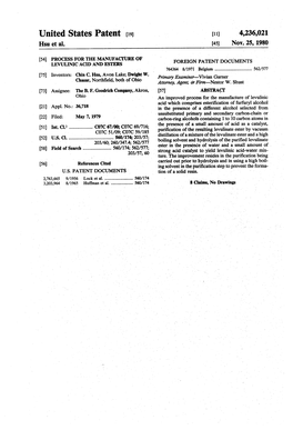 United States Patent (19 11) 4,236,021 Hsu Et Al