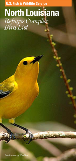 North Louisiana Refuges Complex Bird List