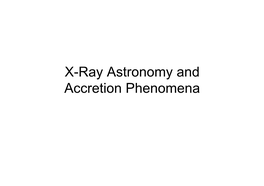 Lecture X-Ray Binary Sources