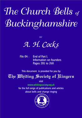 The Church Bells of Buckinghamshire