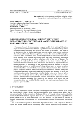 Improvement of Suburban Railway Services by Infrastructure and Timetable Modifications Based on Simulation Modelling