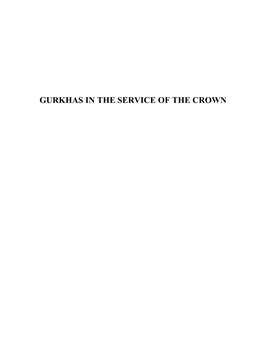 (Gurkhas in the Service of the Crown).Pdf Satyagrah