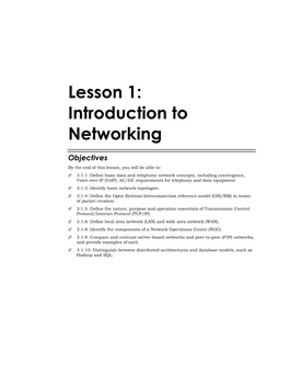 Introduction to Networking