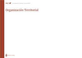 Organización Territorial (Organización Territorial | ﻿ Plan Regional De Ordenación Territorial (PROT