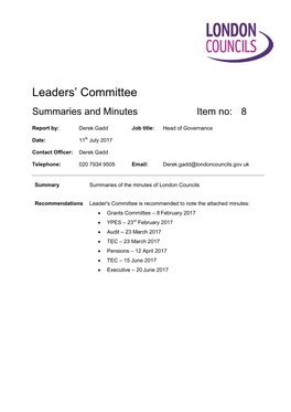 Leaders' Committee