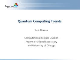 Quantum Computing Trends