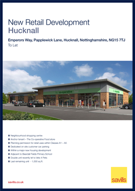 New Retail Development Hucknall