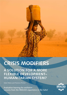 Crisis Modifiers a Solution for a More Flexible Development– Humanitarian System?