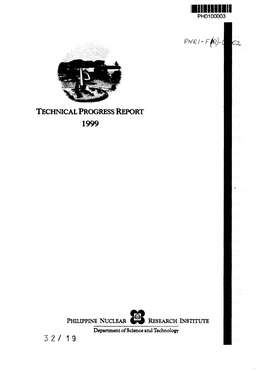 Technical Progress Report 1999