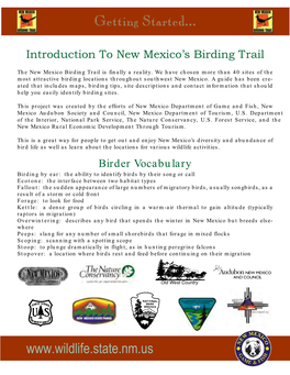Birding Trails in Southwest NM