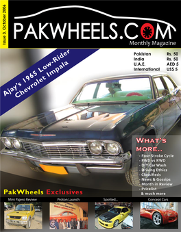 What's More.. Pakwheels Exclusives Ajay's 1965 Low-Rider Chevrolet Im