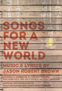 Songs for a New World