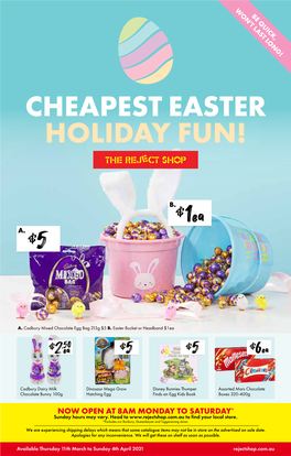 Cheapest Easter Holiday Fun!