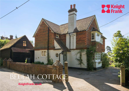 Beulah Cottage Sandhills • Godalming • Surrey