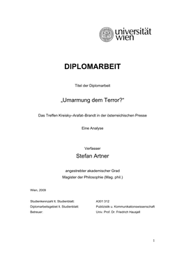 Diplomarbeit