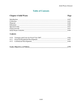 Chapter 4 Solid Waste Page